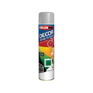 Tinta Spray Colorgin Decor Multiuso Alumínio 500 250g - Imagem 1