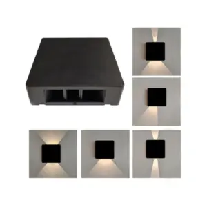 Arandela Toulose Sobrepor Preta Led 3000k 4w Lumanti - Imagem 3