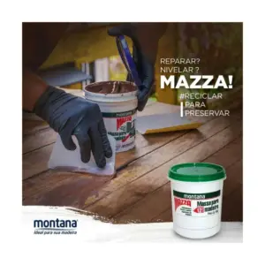 Massa para Madeira 220gr Mogno Montana - Imagem 3