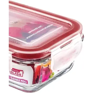 Pote Retângular Vidro 330ml Sr71 - Sanremo - Imagem 3