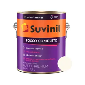 Suvinil Tinta Acrílica Fosco Completo 3,2l (escolha Sua Cor) (pergaminho) - Imagem 1
