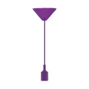 Pendente Taschibra Silicone Red Dot Color Roxo