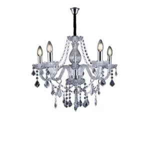 Lustre Taschibra Cristal Glam Transparente 5xe14